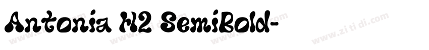 Antonia H2 SemiBold字体转换